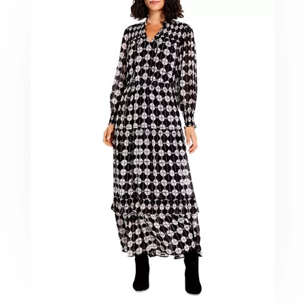 Nic + Zoe Tiered maxi dress Medium